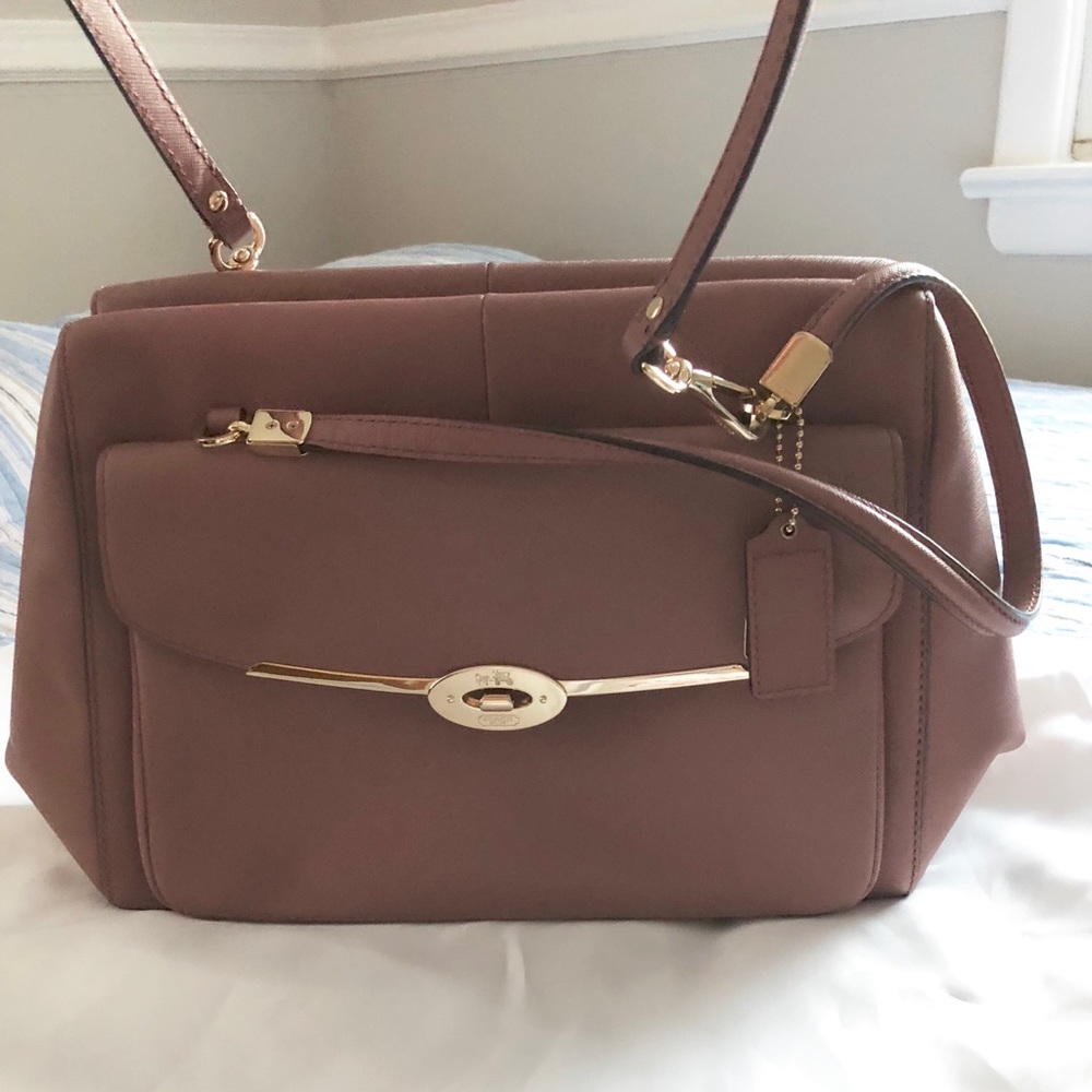 Coach leather bag in Blush